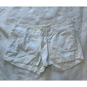 Abercrombie & Fitch White Chino Shorts